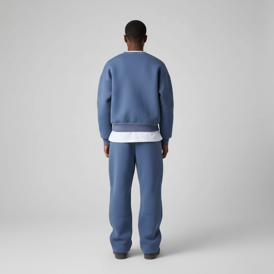 Trainingsanzug mit Kapuze im Oversized Stil für Herren