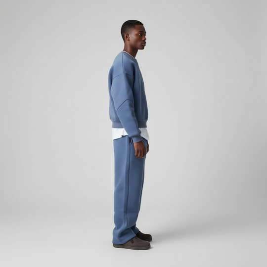 Trainingsanzug mit Kapuze im Oversized Stil für Herren