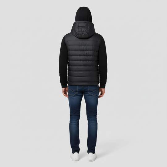 Hybrid-Winterjacke mit Kapuze im Modernen Stil für Herren