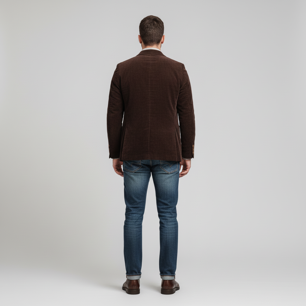 Blazer und Weste Set im Vintage Stil für Herren