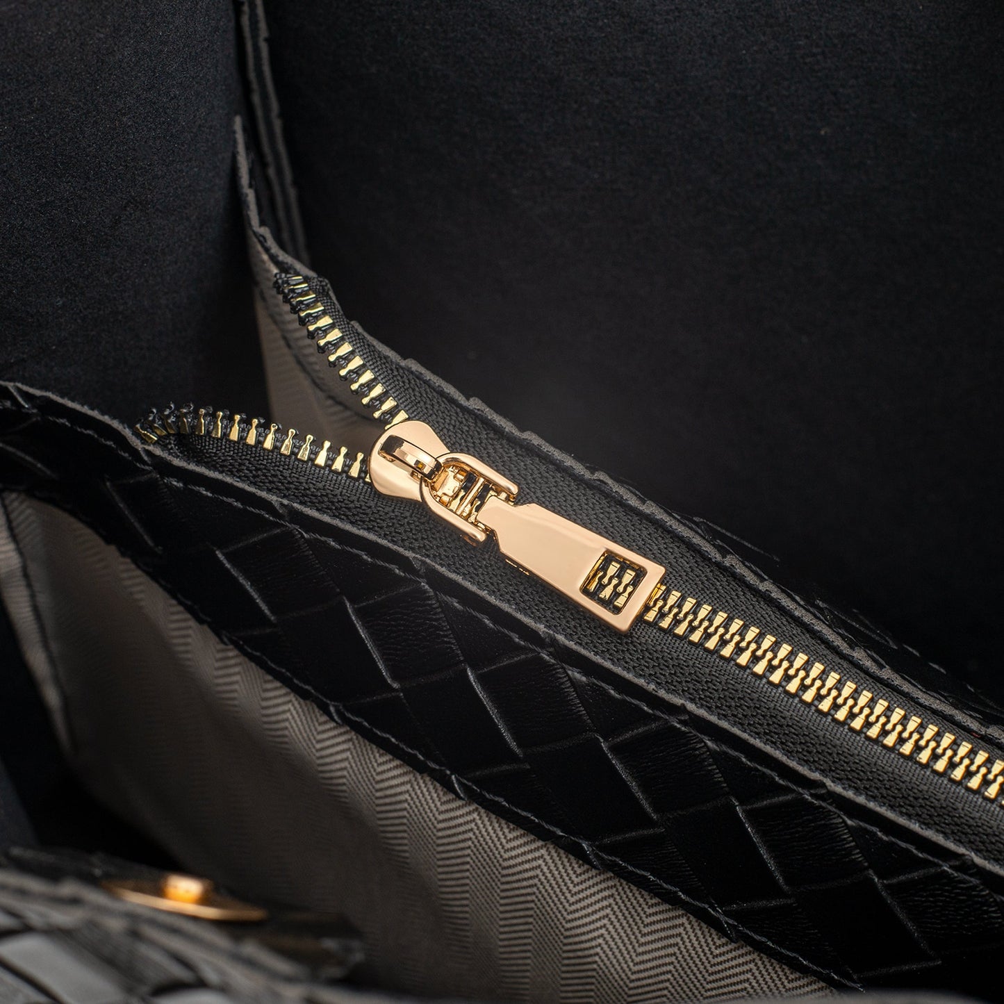 Vegane Leder-Shopper-Tasche Leicht und Strukturiert