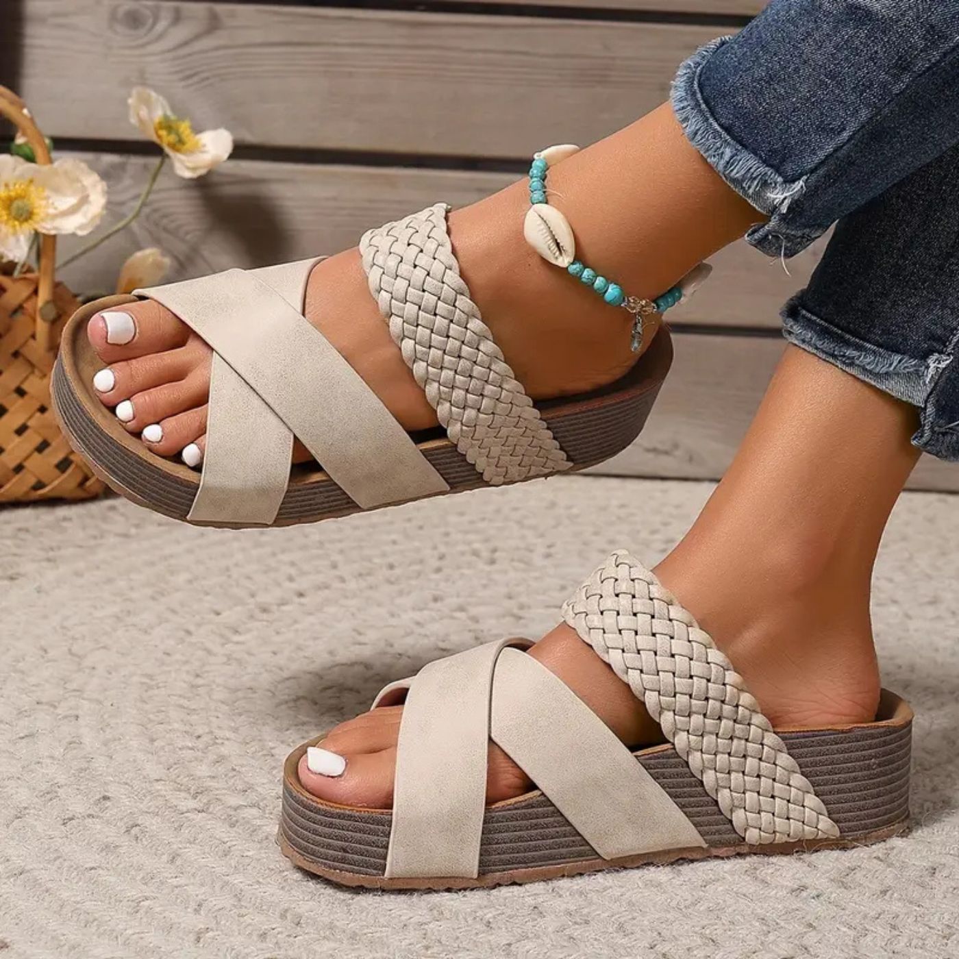 Elegante Damen Sandalen mit Riemchen