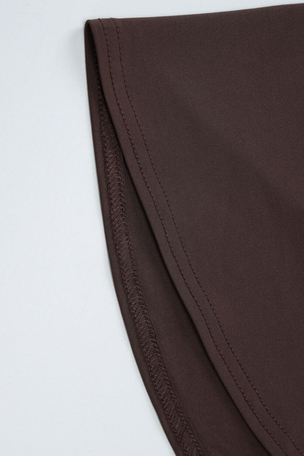 Polyester-Spandex Ein-Schulter Kurzes Kleid