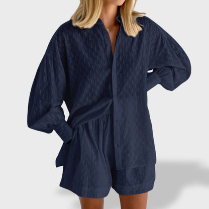 Damen Blusenset Mit Fließender Passform Für Den Sommer
