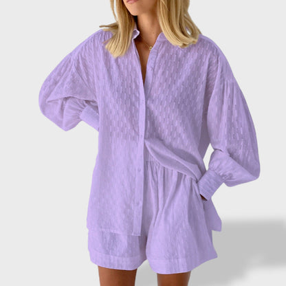 Damen Blusenset Mit Fließender Passform Für Den Sommer