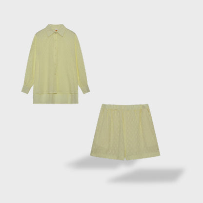 Damen Blusenset mit elegantem Look und lockerer Passform für den Sommer