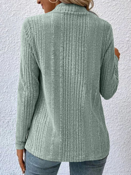 Damen Strick Cardigan Mit Wasserfall Schnitt