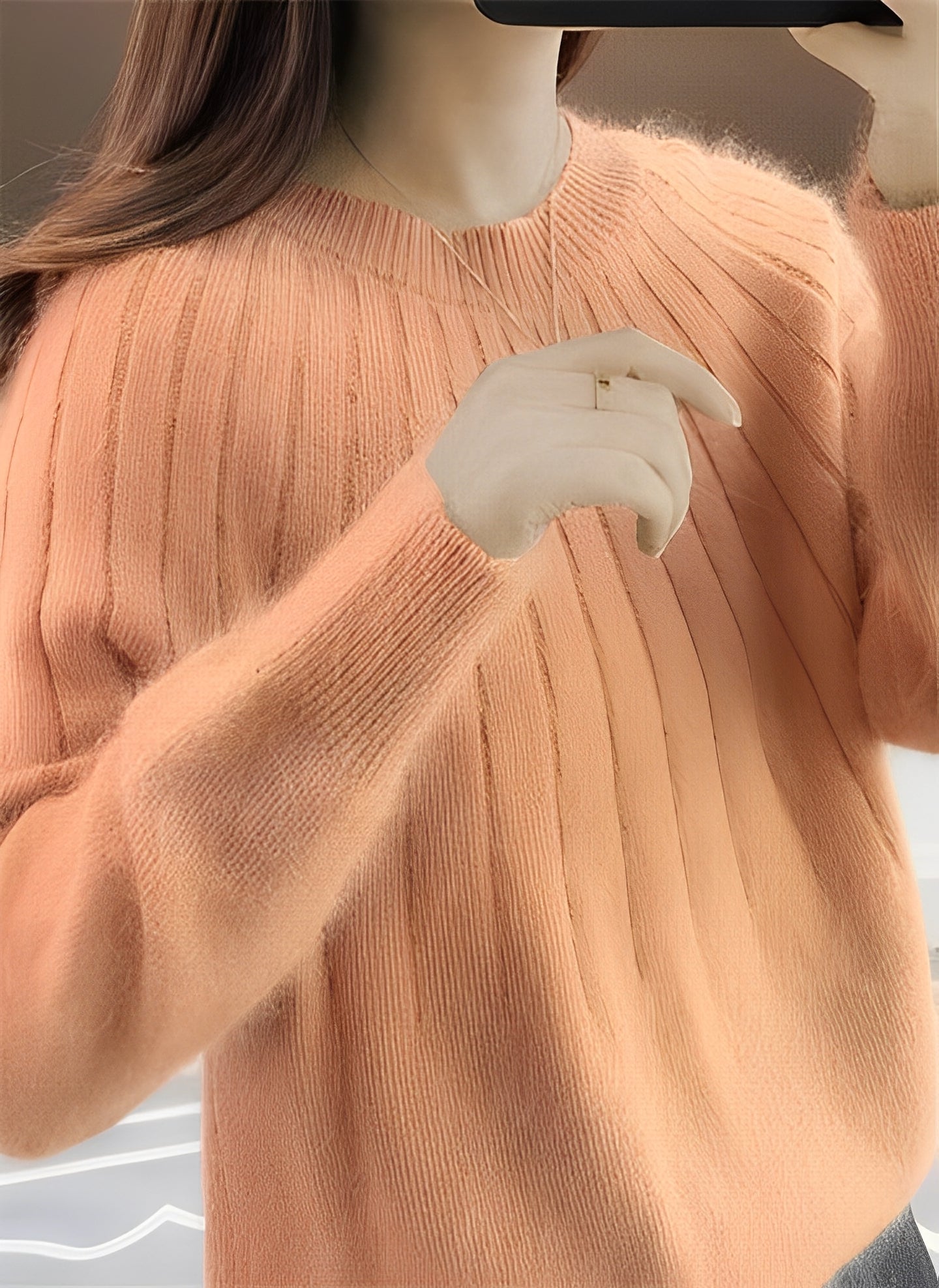 Lockerer Kaschmirpullover für Damen