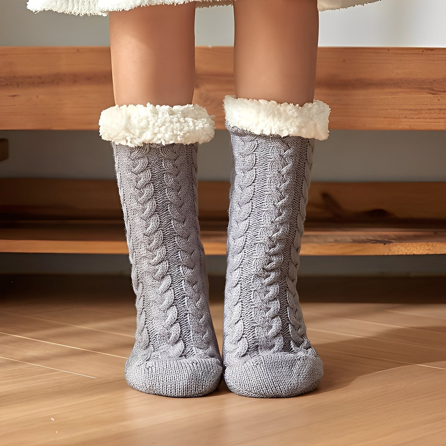 Unisex warme Winterplüsch kuschelige Socken
