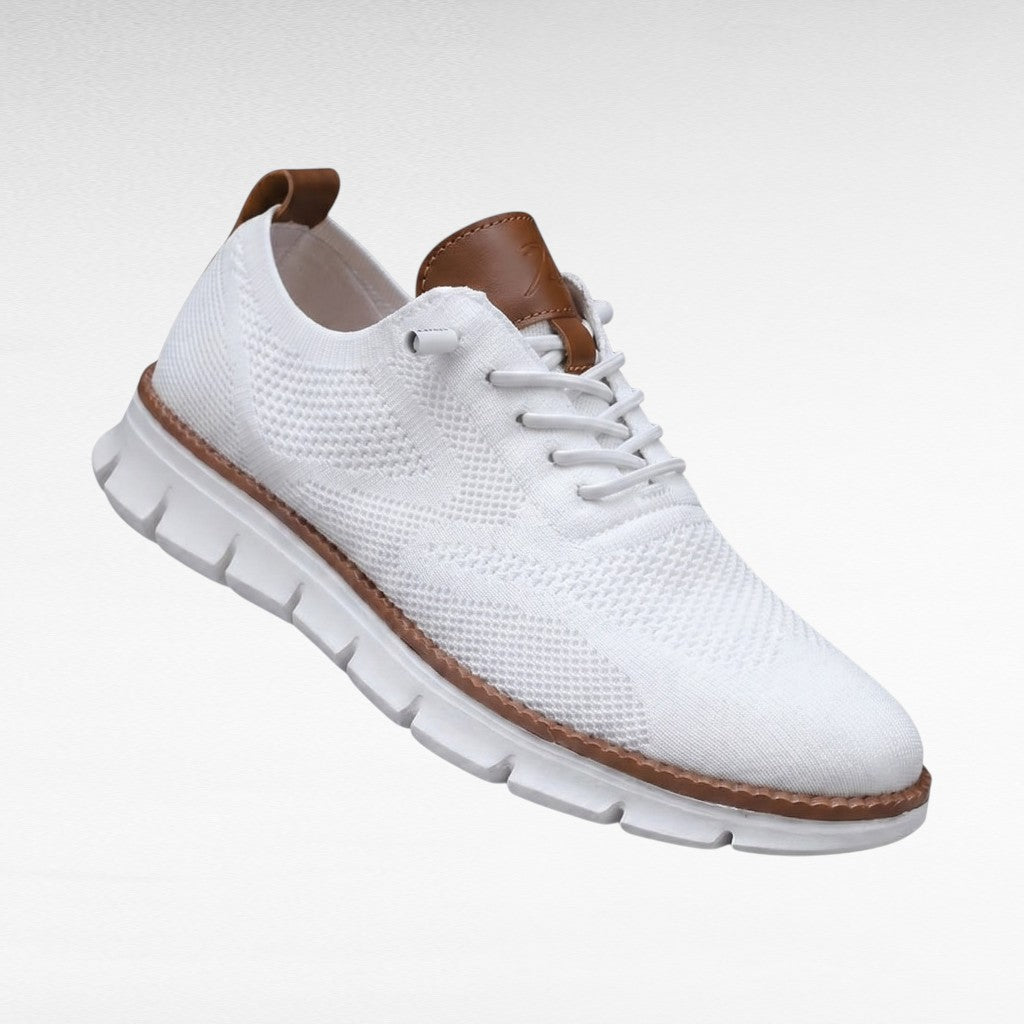 Herren Oxford Sneaker Aus Strick Leicht Schnürschuh