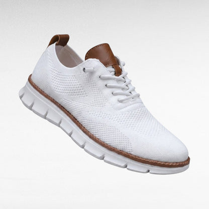 Herren Oxford Sneaker Aus Strick Leicht Schnürschuh