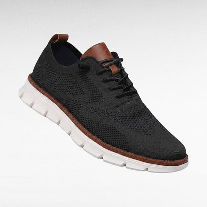 Herren Strick Schnürschuh als leichter Casual Sneaker