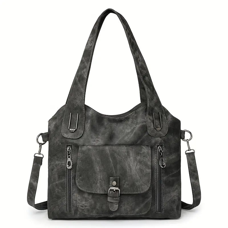 Zeitlose Retro-Schultertasche für Damen