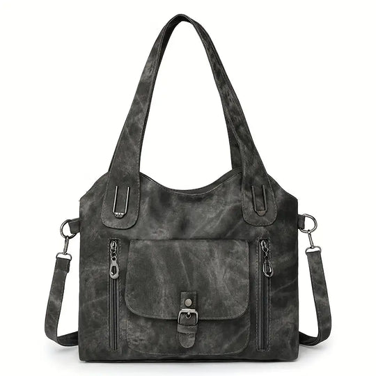 Zeitlose Retro-Schultertasche für Damen