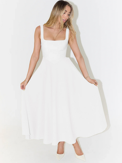 Klassisches Midikleid für Damen