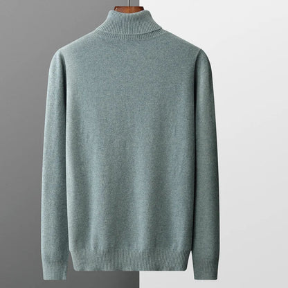 Klassischer Merinowoll-Rollkragenpullover