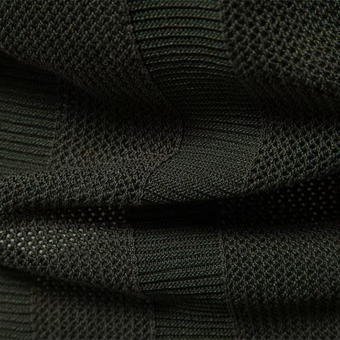 Herren Pullover-Poloshirt mit offenem Kragen und geripptem Saum
