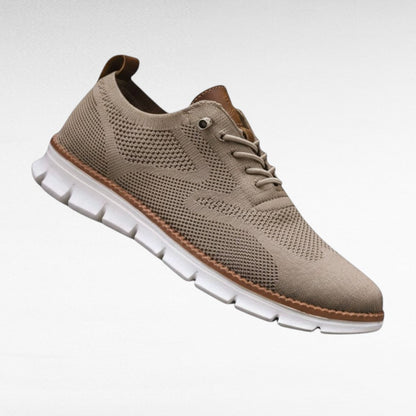 Herren Oxford Sneaker Aus Strick Leicht Schnürschuh