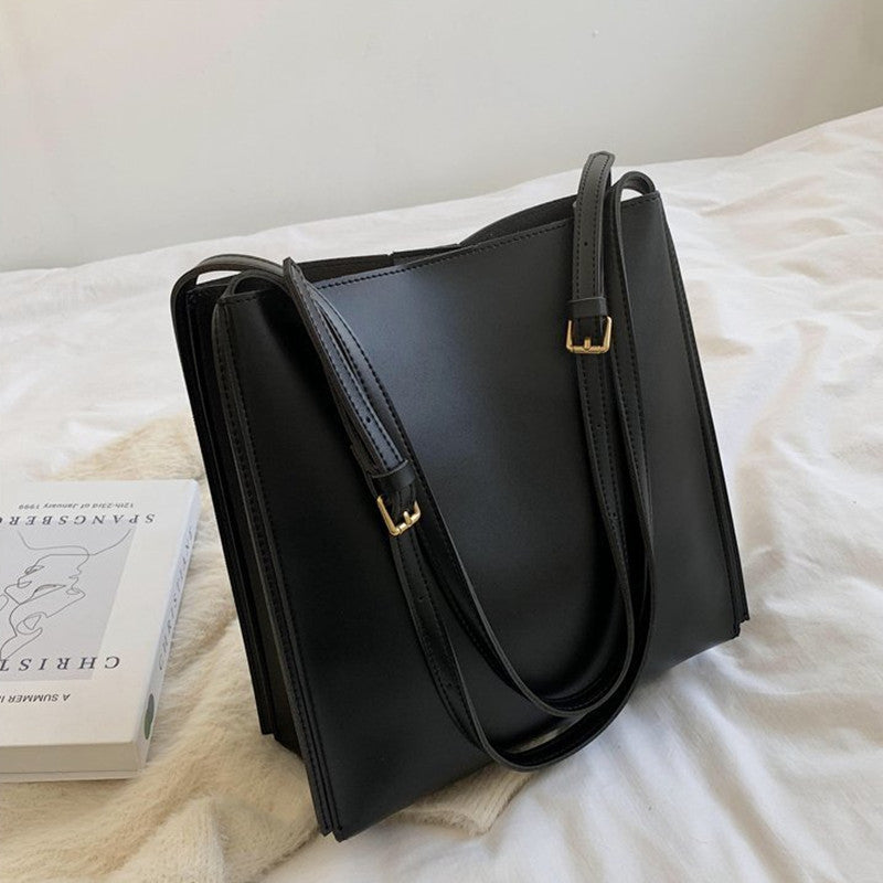 Vegane Leder-Shopper-Tasche Leicht und Strukturiert