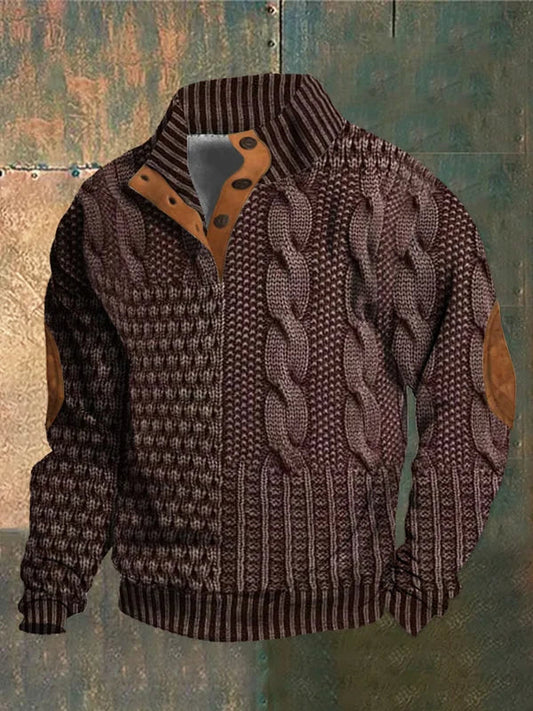 Langlebiger Bequemer Strickpullover