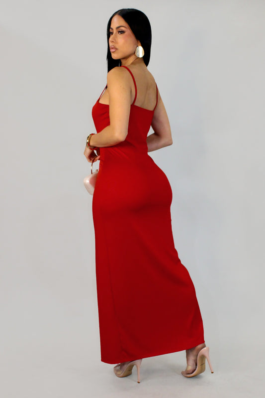 Rotes Flirty Leichtes Kleid