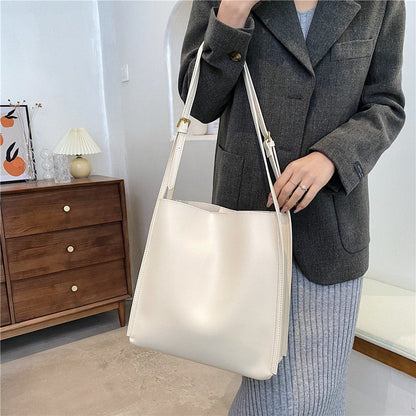 Vegane Leder-Shopper-Tasche Leicht und Strukturiert