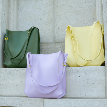 Vegane Leder-Shopper-Tasche Leicht und Strukturiert