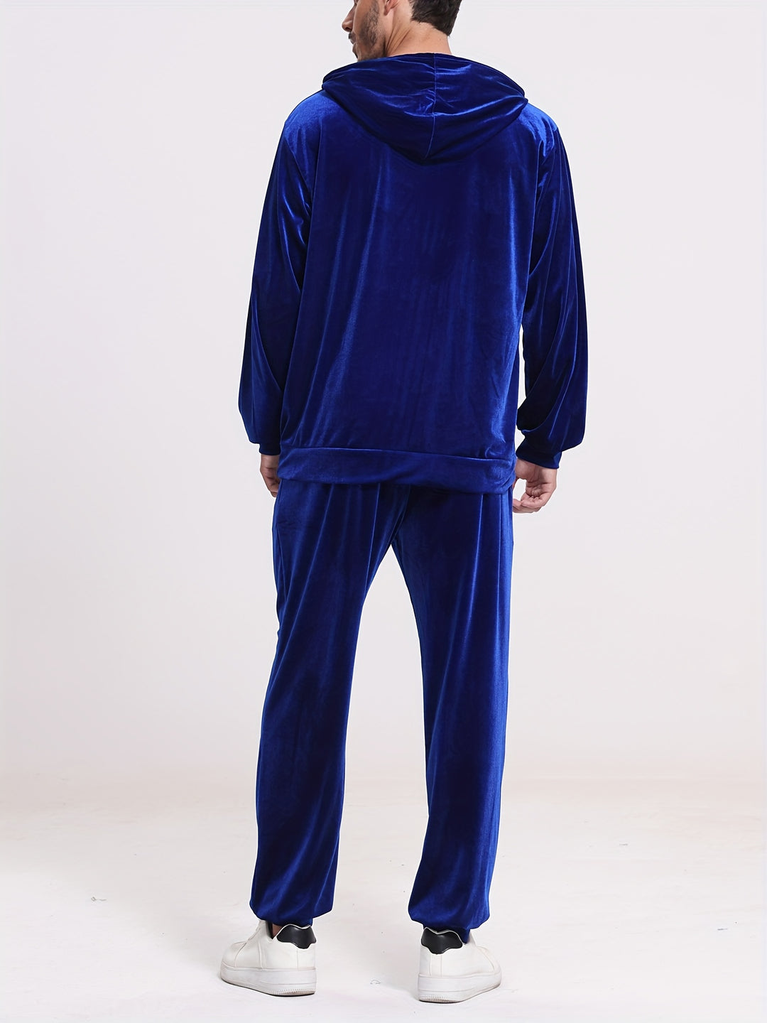 Zweiteiliges Kapuzenset mit Pullover und Hose für Herren