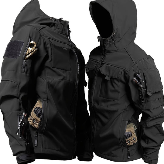 Winddichte Outdoorjacke mit Kapuze für Herren