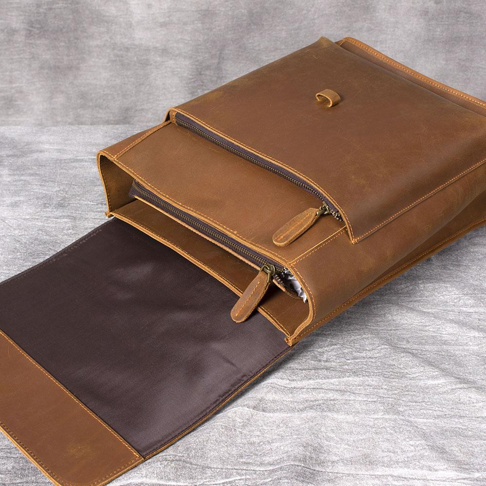 Vintage Leder Rucksack für Herren