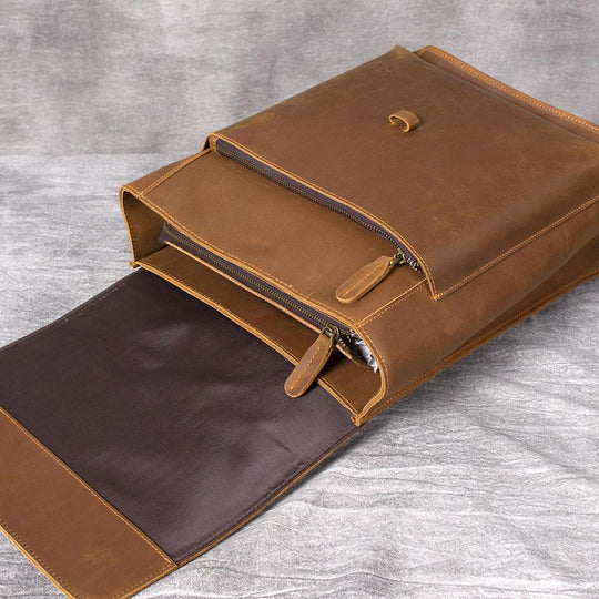 Vintage Leder Rucksack für Herren