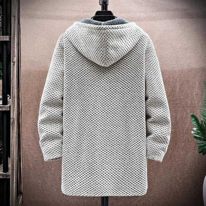 Herren Kapuzenjacke Mit Weichem Fleecefutter