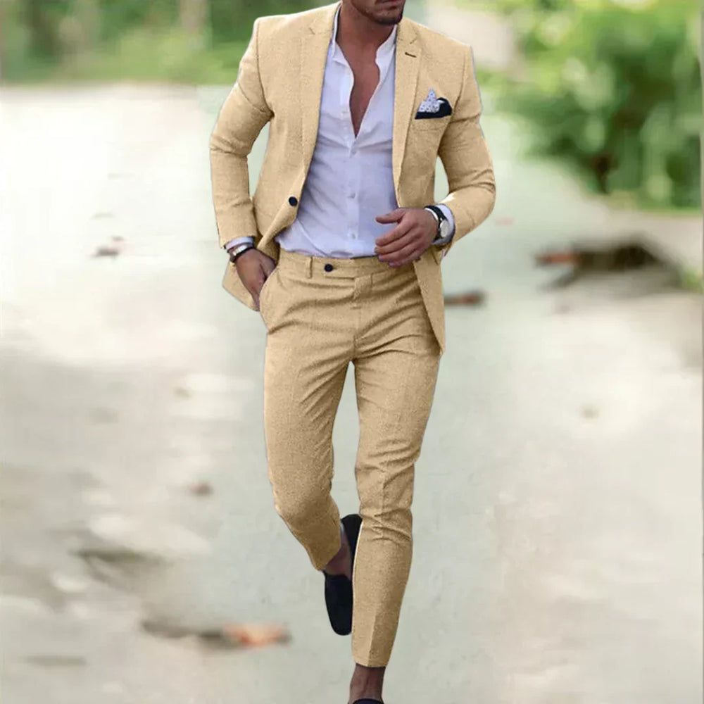 Sommeranzug Slim Fit für Herren
