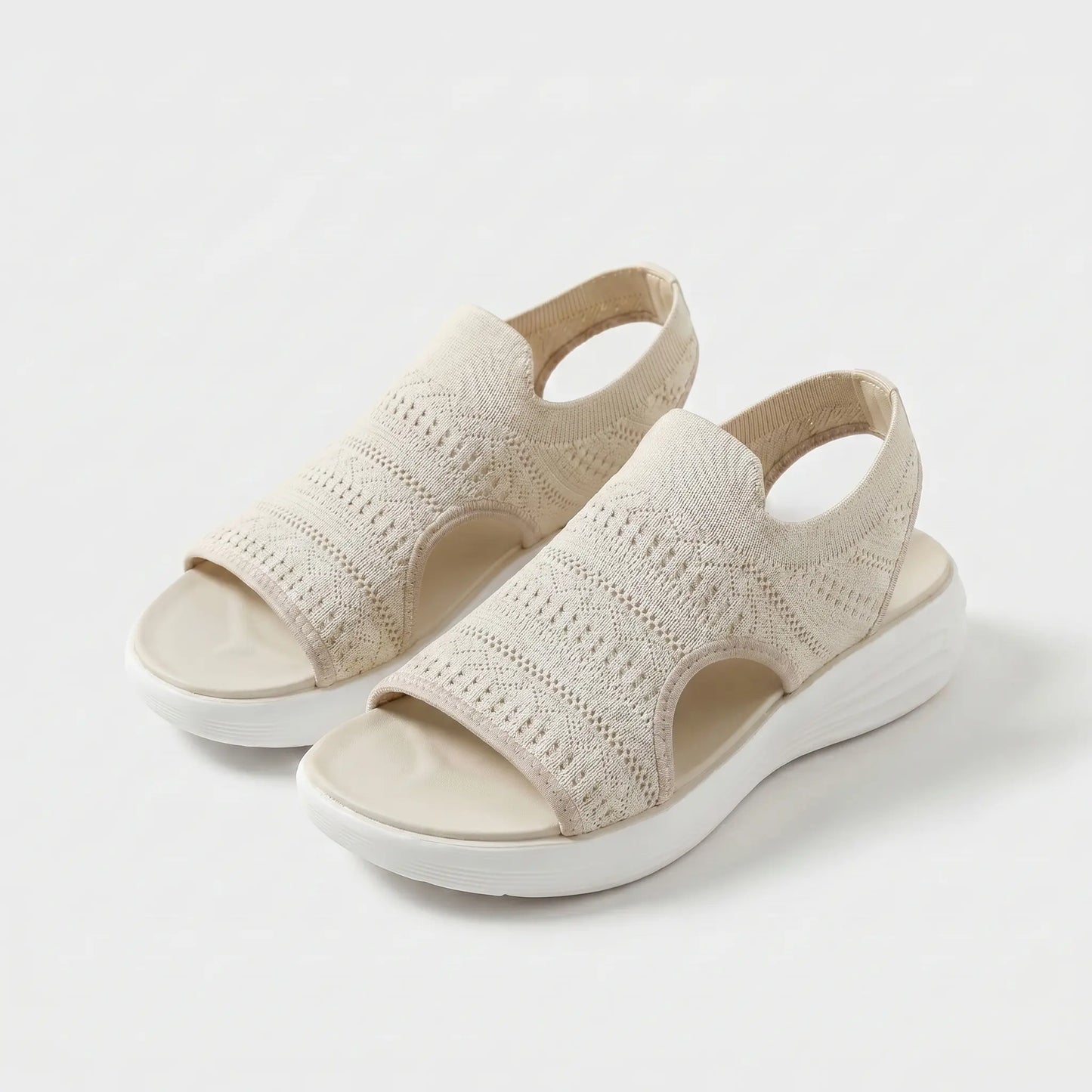 Damen Sandalen Mit Gepolstertem Fußbett