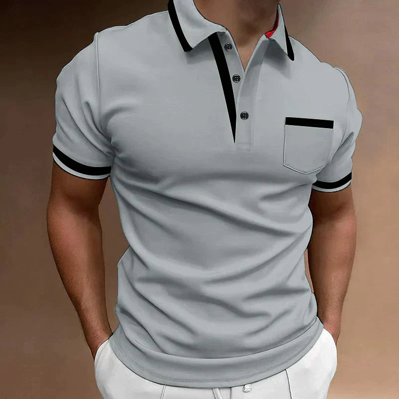 Herren Poloshirt Mit Klassischer Passform