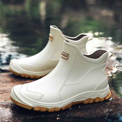 Herren Regenstiefel Mit Rutschfester Sohle