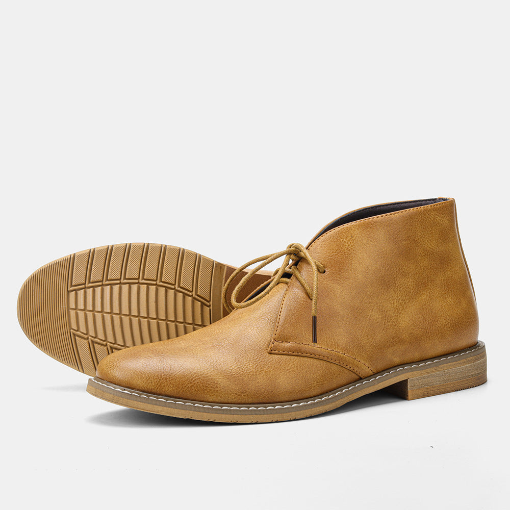 Herren Lederstiefel Mit Klassischem Schnitt