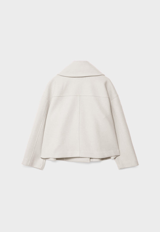 Damen Kurzmantel Mit Eleganter Silhouette