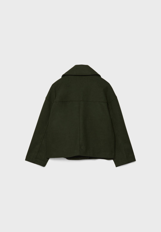 Damen Kurzmantel Mit Eleganter Silhouette