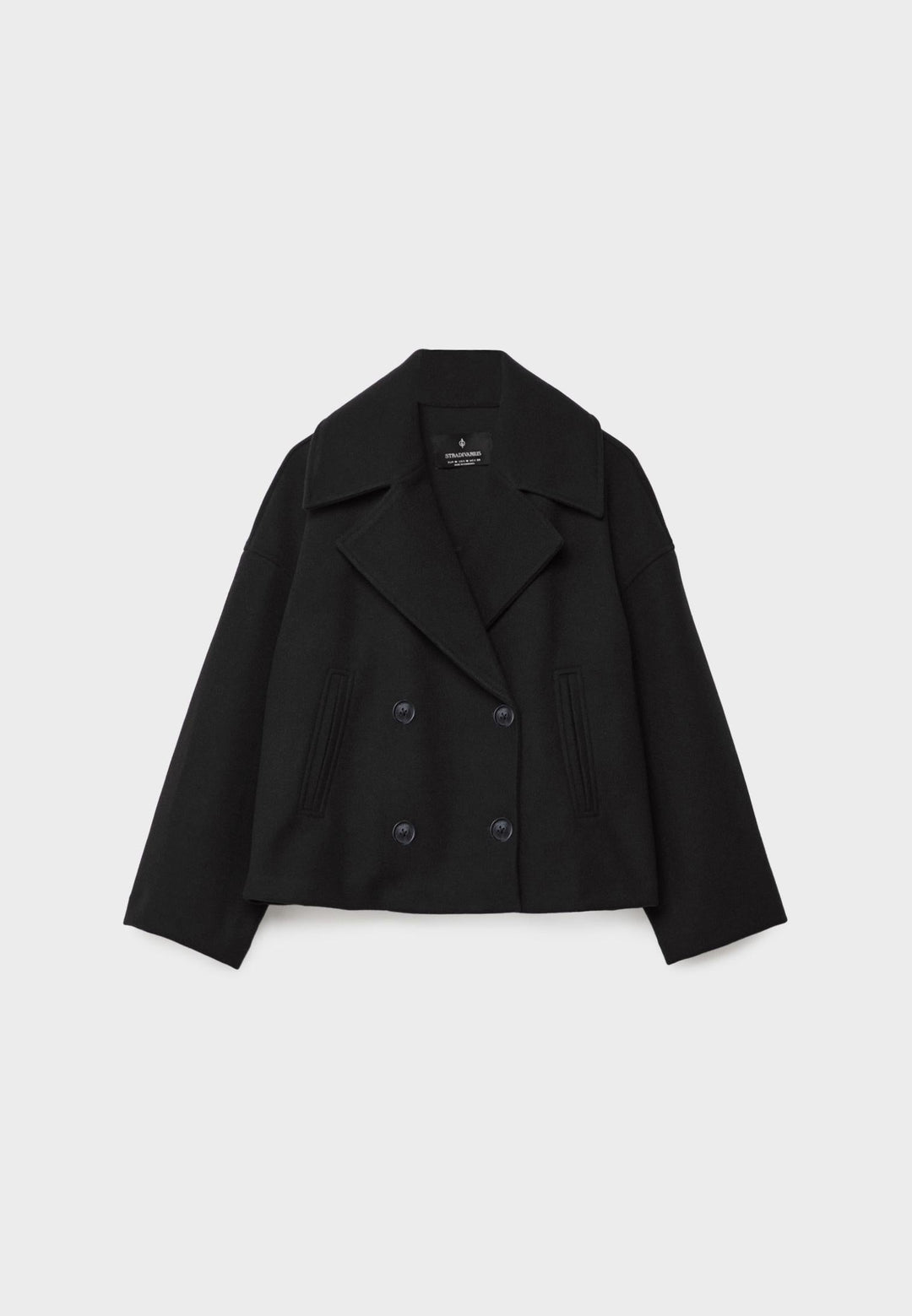 Damen Kurzmantel Mit Eleganter Silhouette