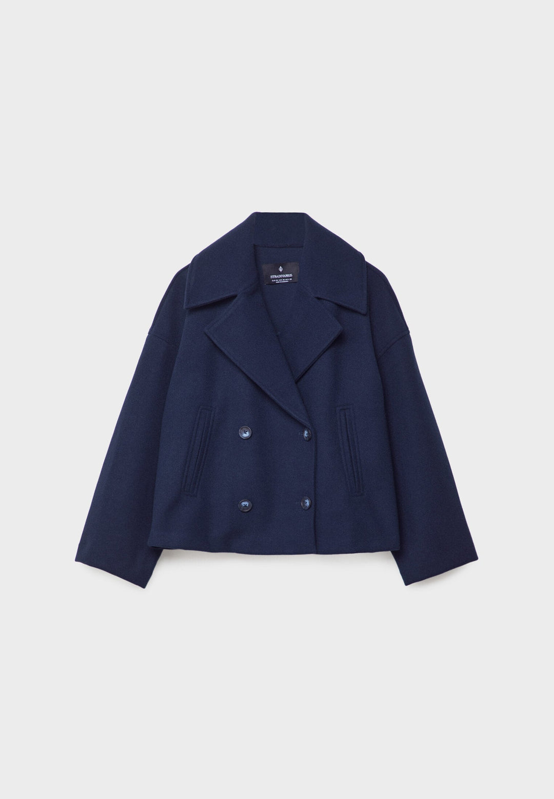 Damen Kurzmantel Mit Eleganter Silhouette