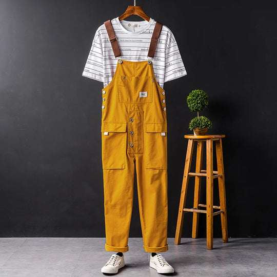 Damen Latzhose Mit Geradem Schnitt Im Casual Stil