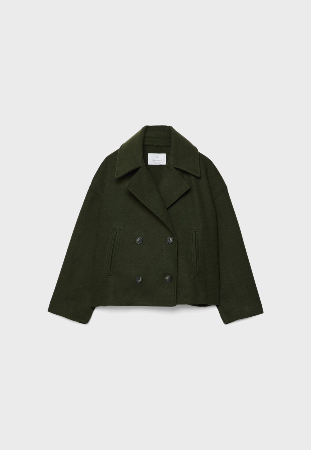 Damen Kurzmantel Mit Eleganter Silhouette