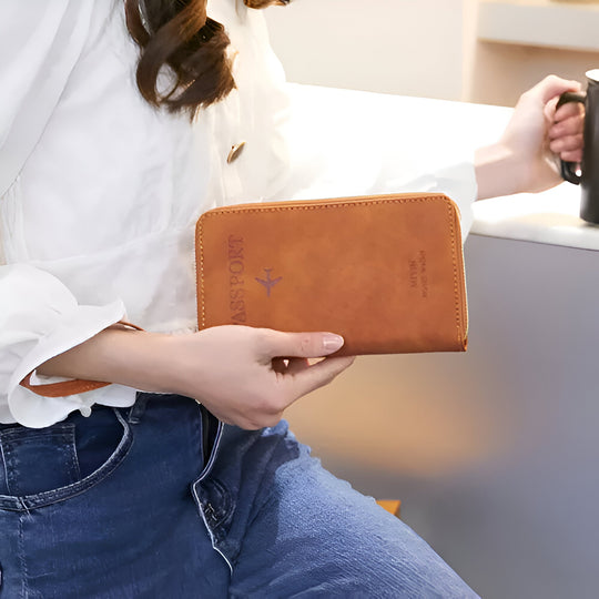 Praktischer Reise-Passhalter mit RFID-Schutz für Damen