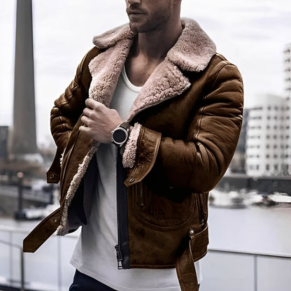Elegante warme Winterjacke für Herren