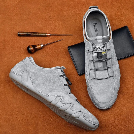 Herren Loafers Aus Glattleder Mit Klassischem Design