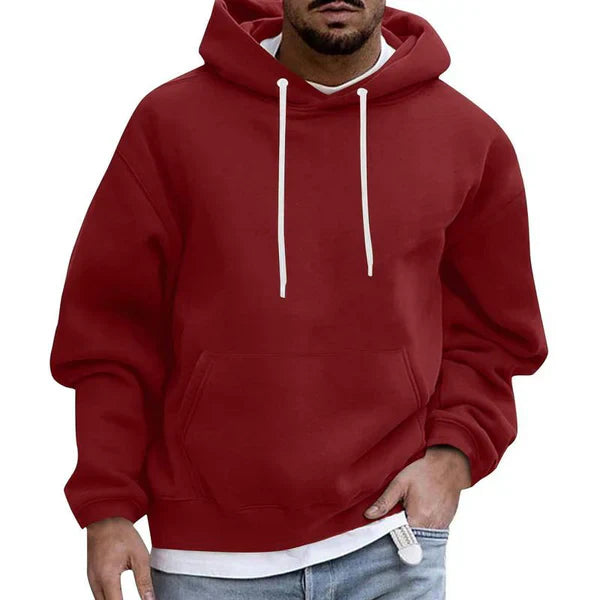 Herren Kapuzenpullover Mit Taschen Und Langarm