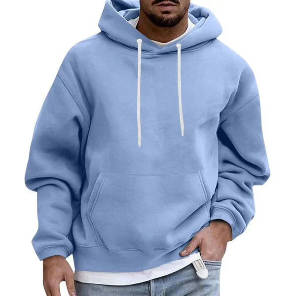 Herren Kapuzenpullover Mit Taschen Und Langarm