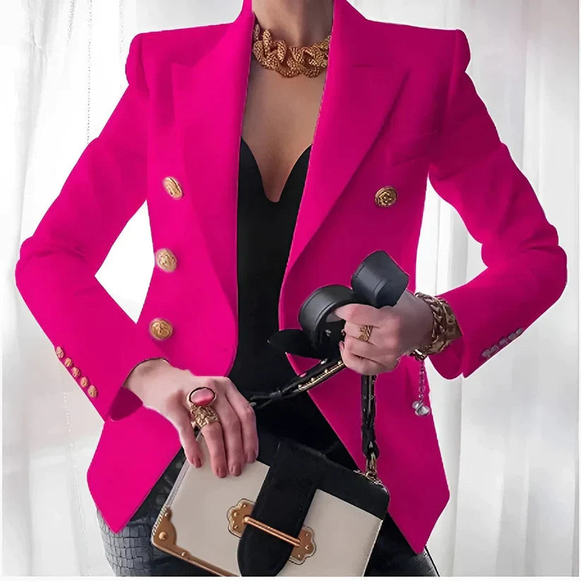 Damen Klassischer Blazer Mit Zeitlosem Design