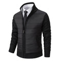 Herren Hybrid Pullover Mit Klassischem Kragen Und Reißverschluss